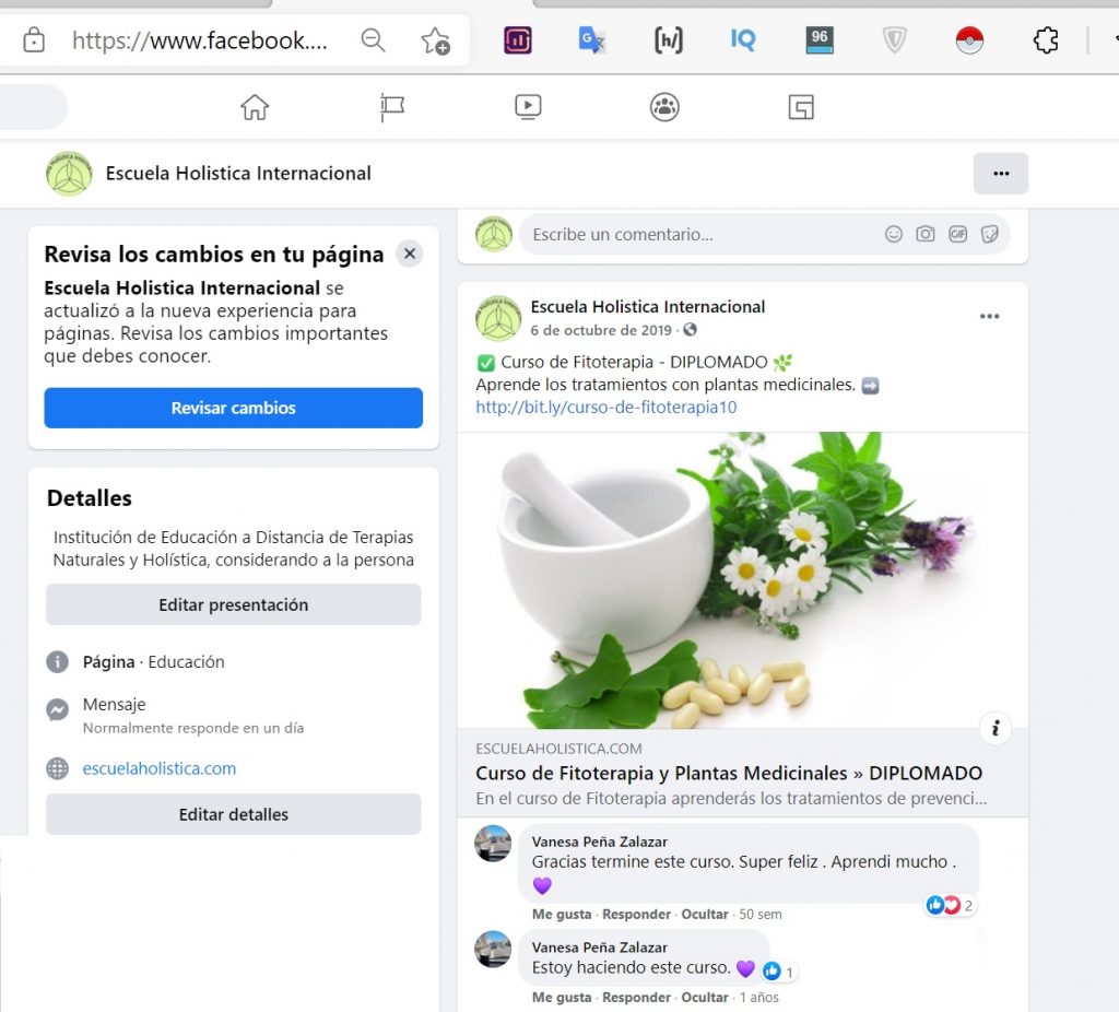 opiniones escuela holistica internacional
